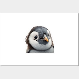 Ruffled Penguin Cutie Posters and Art